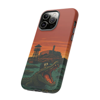 Alligator Alcatraz Hard Shell Tough Phone Case