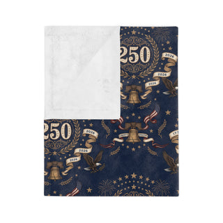 250 Anniversary Vintage Crest Microfiber Blanket
