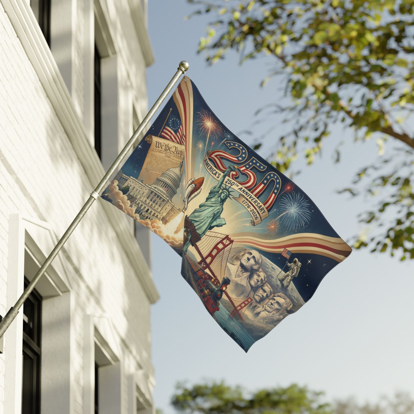 250th Anniversary of America Flag (Double-Sided 3ft x 5ft)