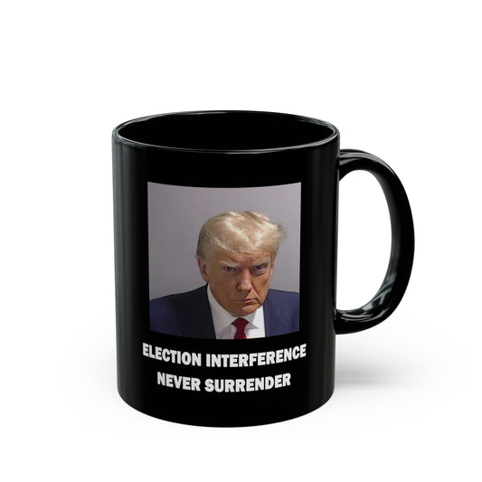 Trump Mugshot Mug Black