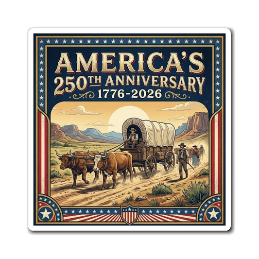American Frontier - America's 250th 1776-2026 Refrigerator Magnet