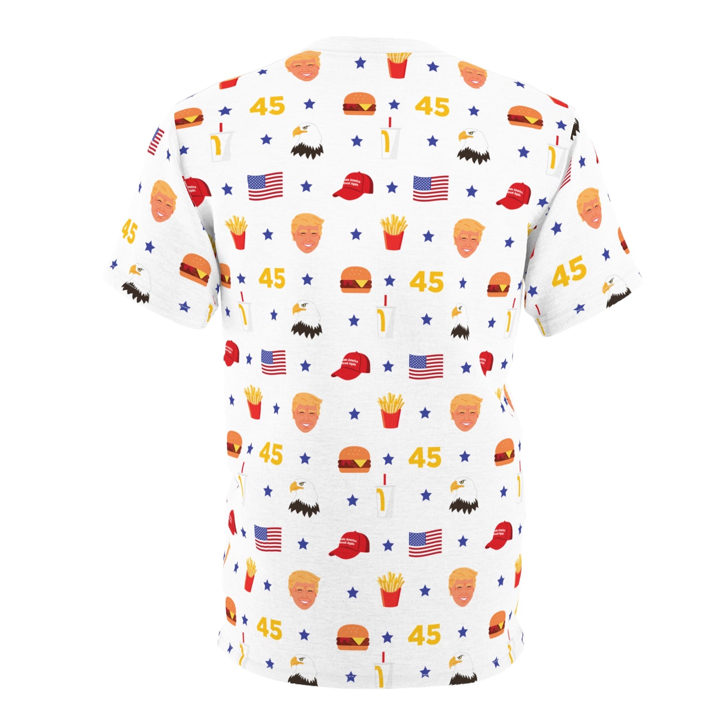 MAGA Fast Food Pattern Shirt