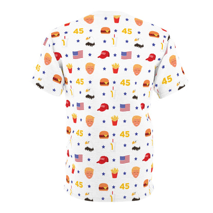 MAGA Fast Food Pattern Shirt