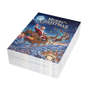Trump Flying Reindeer Christmas Cards (1, 10, 30, and 50pcs)