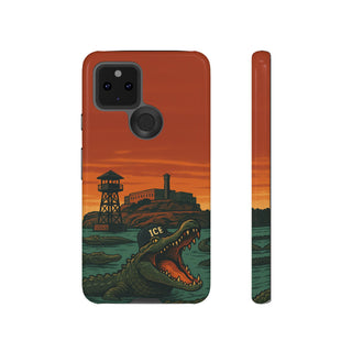 Alligator Alcatraz Hard Shell Tough Phone Case