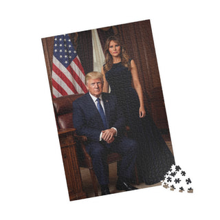 President Donald Trump and First Lady Melania Trump Puzzle (252, 520, 1014-piece)