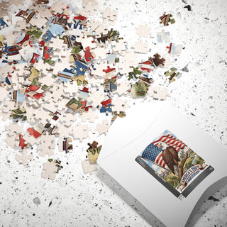 America's 250th Anniversary Eagle Puzzle - Patriotic Jigsaw