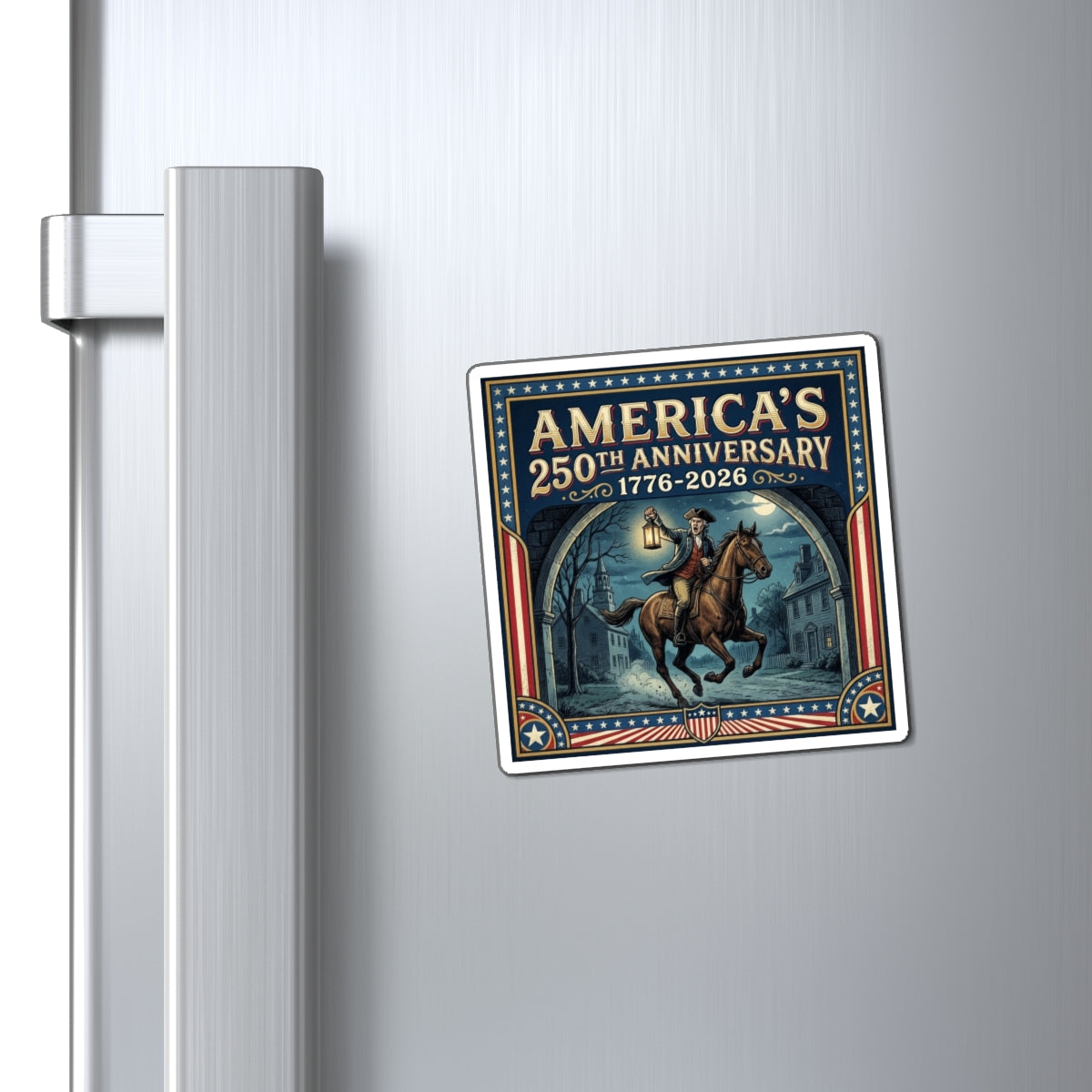 Paul Revere - America's 250th 1776-2026 Refrigerator Magnet