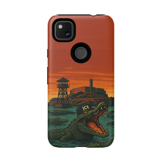 Alligator Alcatraz Hard Shell Tough Phone Case