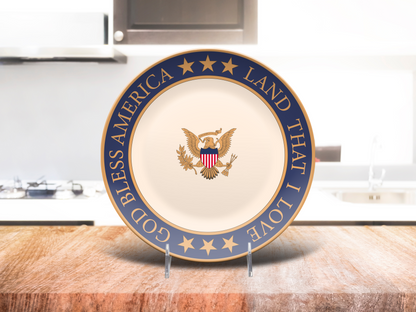 God Bless America Plate