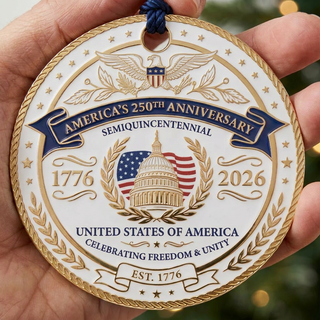 America's 250th Anniversary Christmas Ornament (Pre-Order Expected To Ship in October)