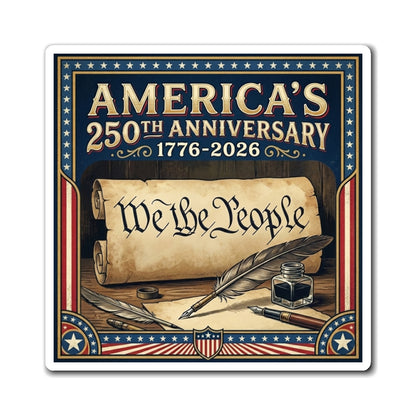 We The People - America's 250th 1776-2026 Refrigerator Magnet