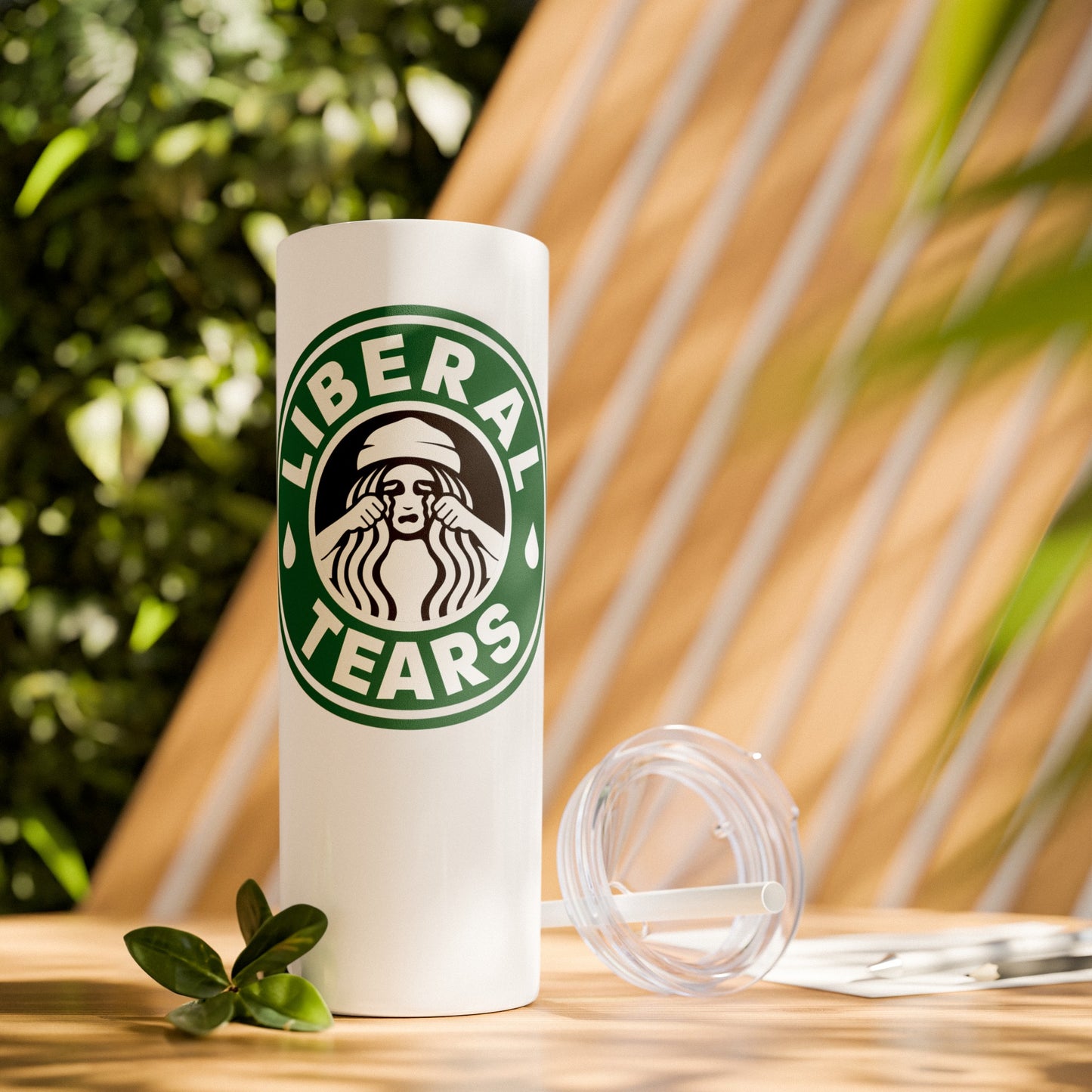 Liberal Tears Tumbler with Straw