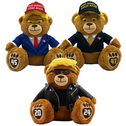 The Ultimate MAGA Bear Trio Collector’s Bundle (SAVE 25%)