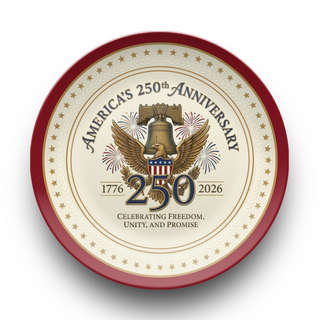 America 250th Anniversary Celebrating Freedom Unity Promise Plate