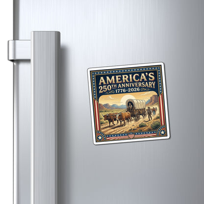 American Frontier - America's 250th 1776-2026 Refrigerator Magnet