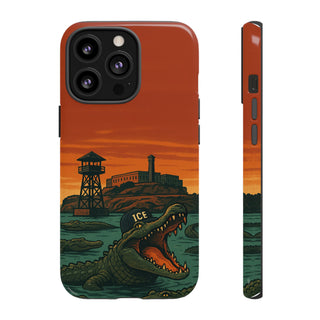 Alligator Alcatraz Hard Shell Tough Phone Case