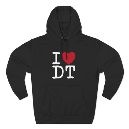 I Love Trump Black Fleece Hoodie