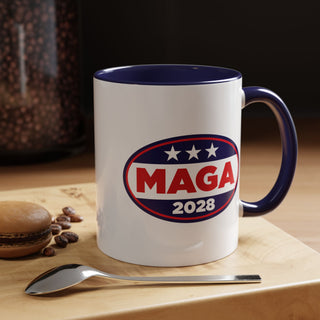 MAGA 2028 Patriotic Coffee Mug – 11oz & 15oz