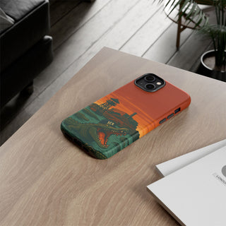 Alligator Alcatraz Hard Shell Tough Phone Case