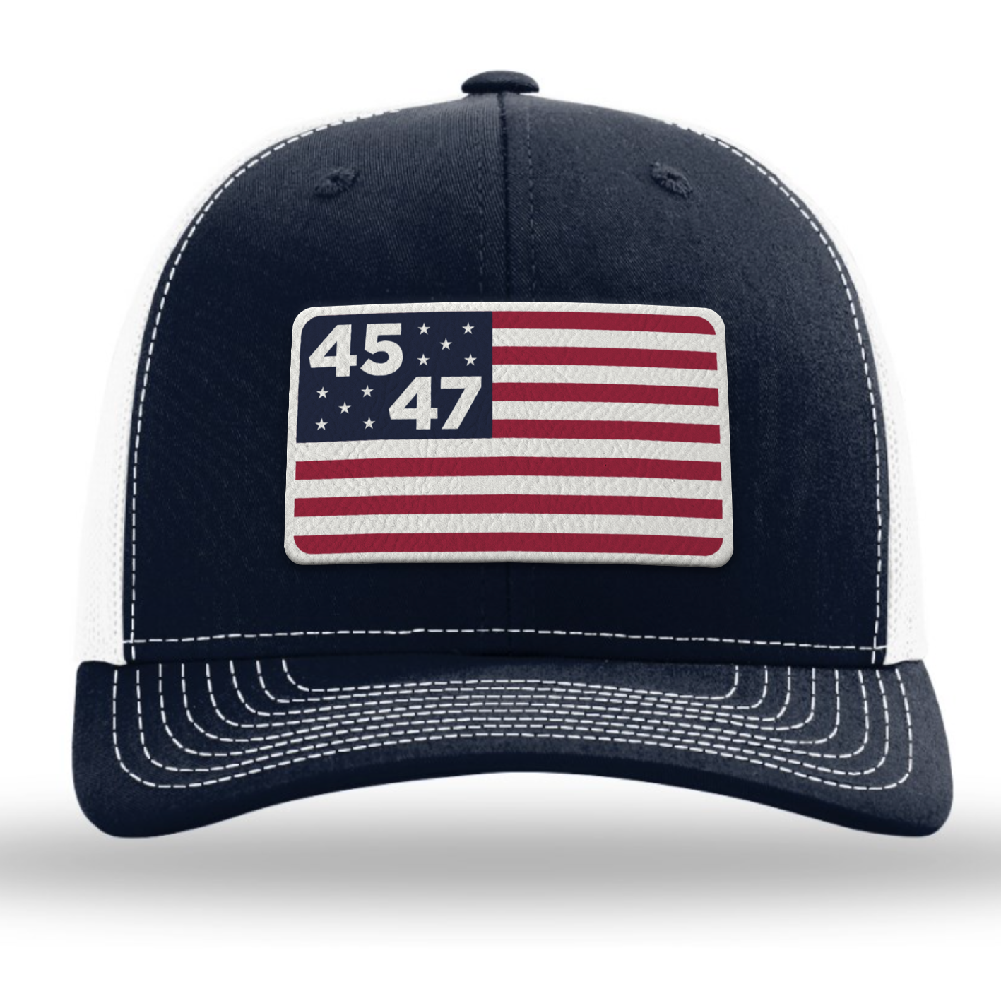 Trump 2024 Hat – Raised Embroidery, President Seal & Flag – Black Hot Pink, Adjustable