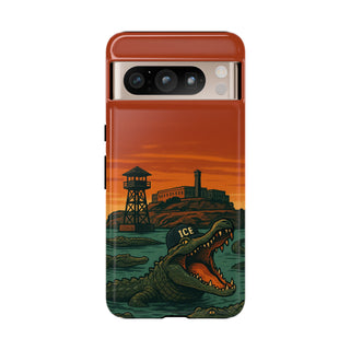 Alligator Alcatraz Hard Shell Tough Phone Case