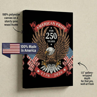 America's 250th Pride Canvas (16"x 24")