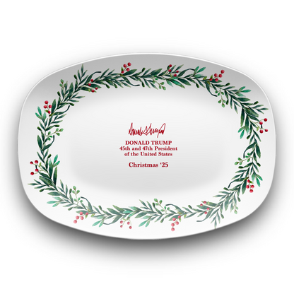 Christmas Wreath Platter