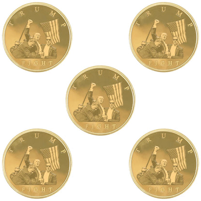 Trump Fighting For America Gold Coin