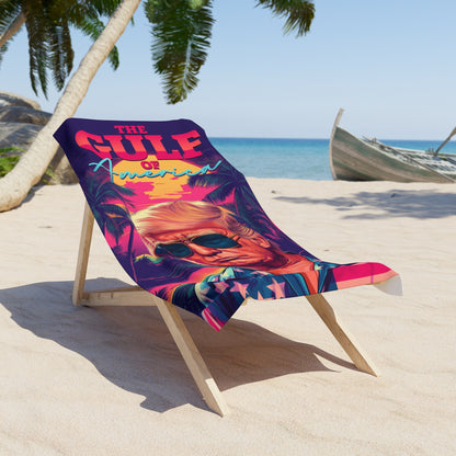 Gulf of America Vintage-Style Beach Towel