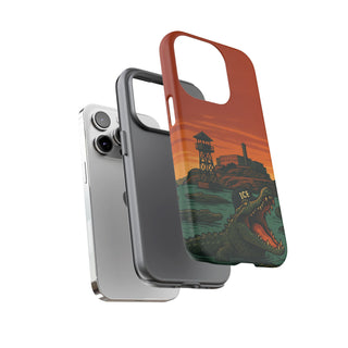Alligator Alcatraz Hard Shell Tough Phone Case
