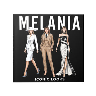 MELANIA: Iconic Looks Hardcover Fashion Book