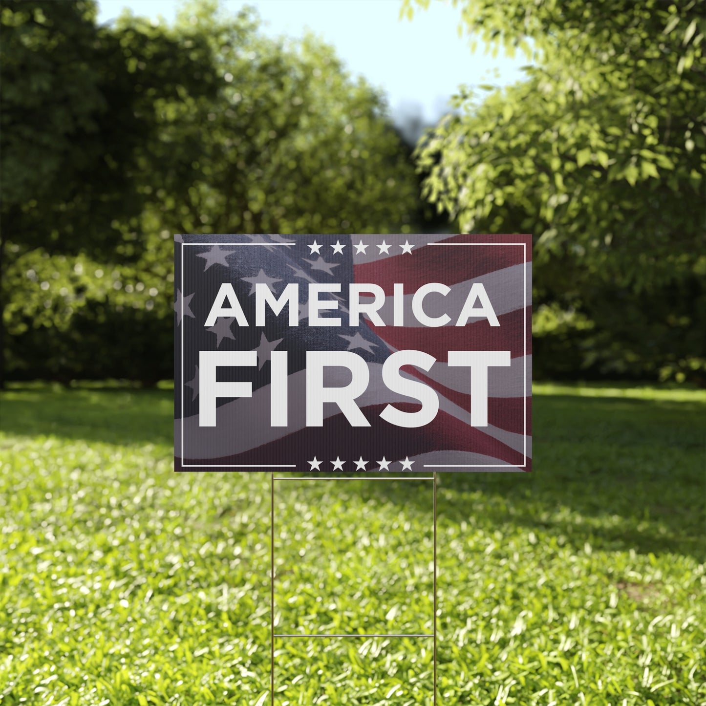 America First Yard Sign