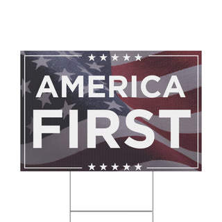 America First Yard Sign