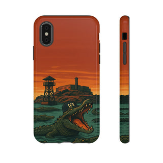 Alligator Alcatraz Hard Shell Tough Phone Case