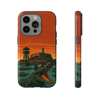 Alligator Alcatraz Hard Shell Tough Phone Case