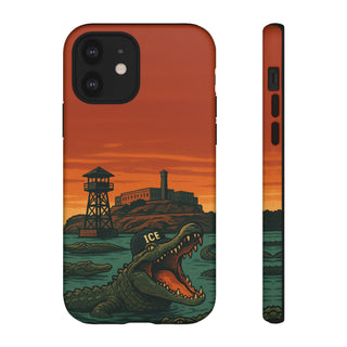 Alligator Alcatraz Hard Shell Tough Phone Case
