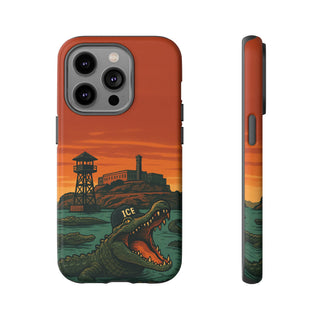 Alligator Alcatraz Hard Shell Tough Phone Case