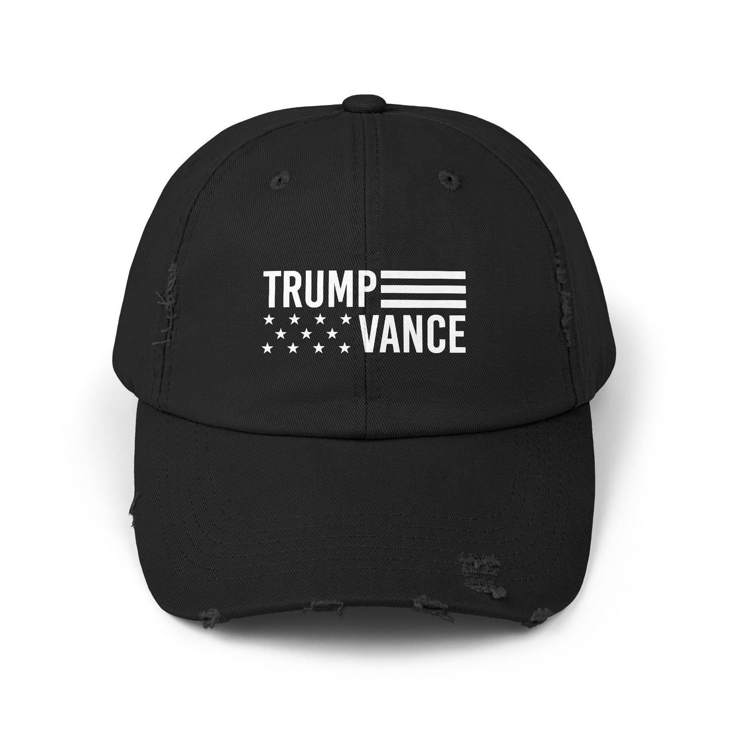 Trump Vance Flag Distressed Cap