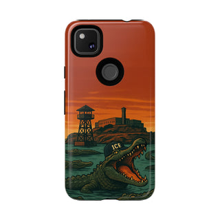 Alligator Alcatraz Hard Shell Tough Phone Case
