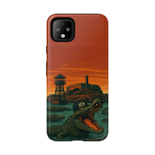 Alligator Alcatraz Hard Shell Tough Phone Case