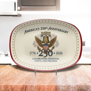 America's 250th Anniversary Celebrating Freedom, Unity, And Promise Platter