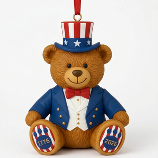 America's 250th Anniversary Teddy Bear Ornament (Pre-Order Expected To Ship in November)
