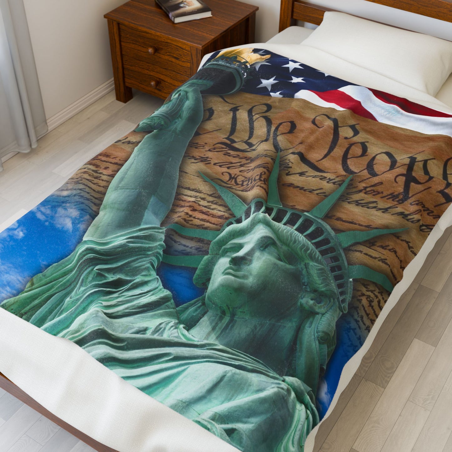 We The People Plush Blanket