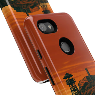 Alligator Alcatraz Hard Shell Tough Phone Case