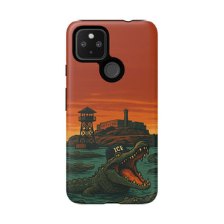 Alligator Alcatraz Hard Shell Tough Phone Case