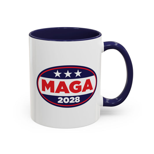 MAGA 2028 Patriotic Coffee Mug – 11oz & 15oz