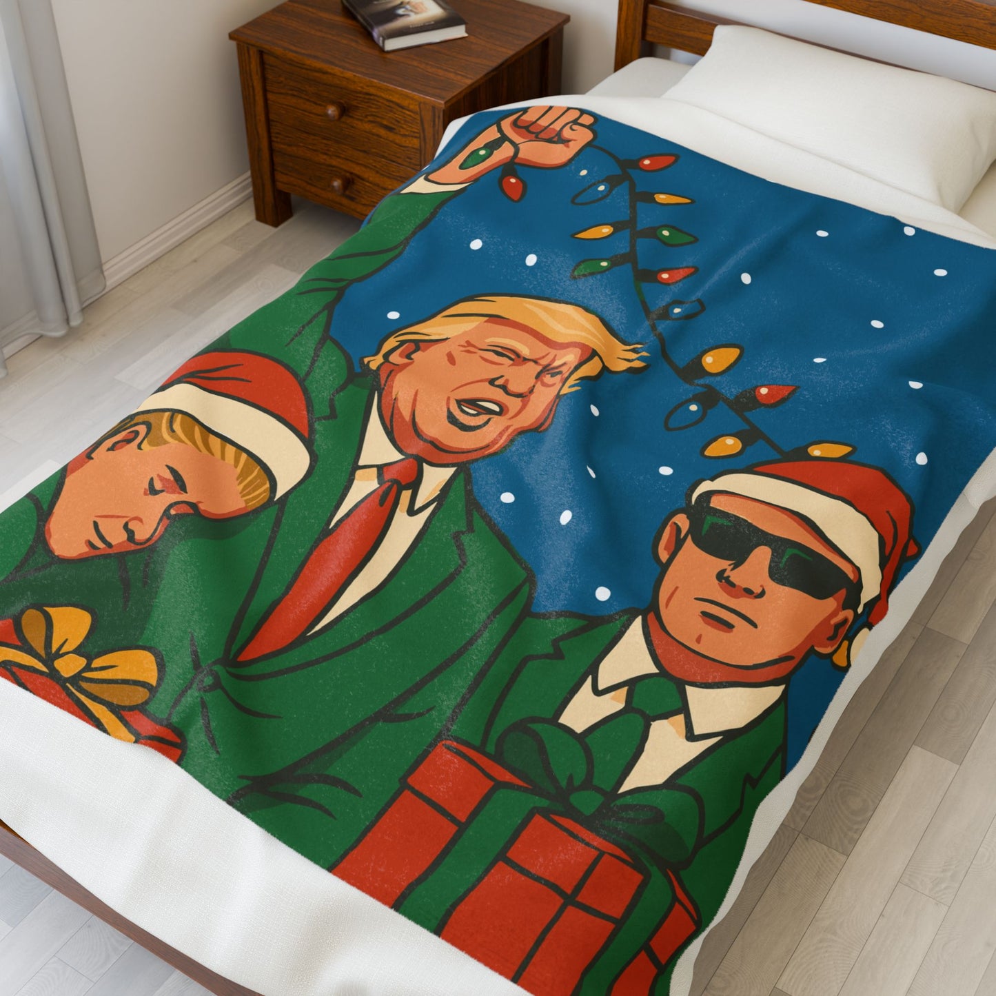 Holiday Famous Pose Plush Blanket
