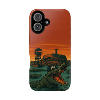 Alligator Alcatraz Hard Shell Tough Phone Case