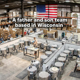 USA Hockey Double Gold - Hockey Puck Embedded Glassware